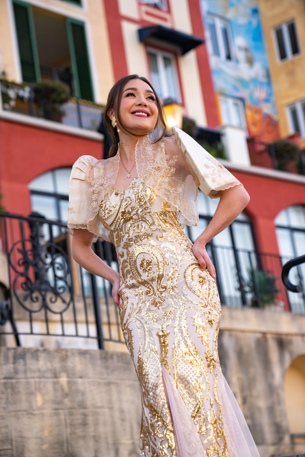 Mayari Mestiza Dress (Gold)