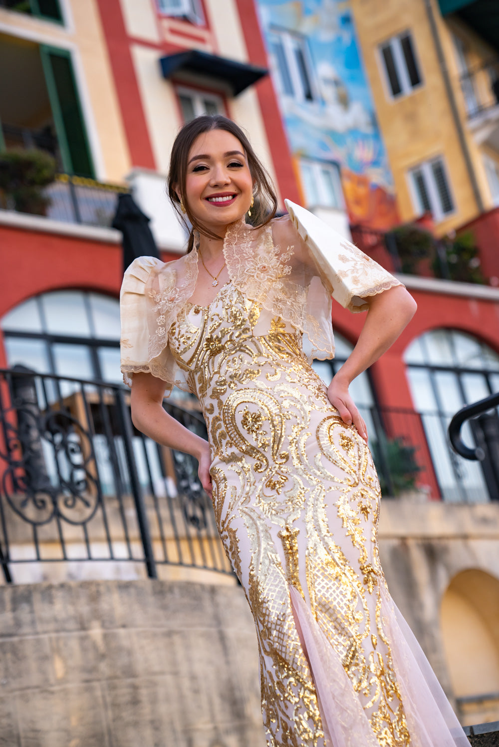 Mayari Mestiza Dress (Gold)