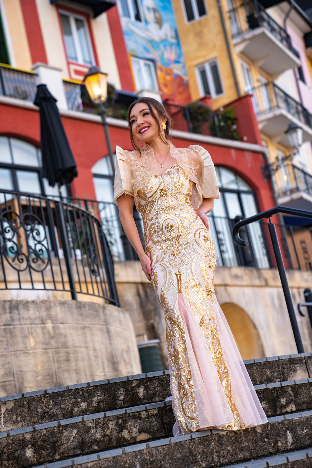 Mayari Mestiza Dress (Gold)