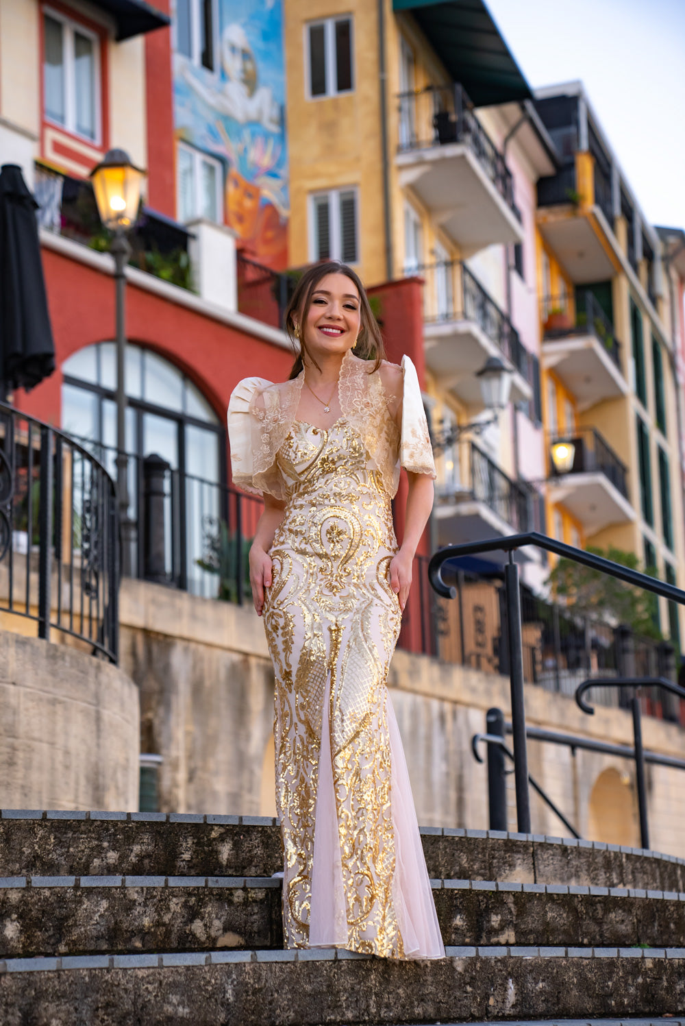 Mayari Mestiza Dress (Gold)