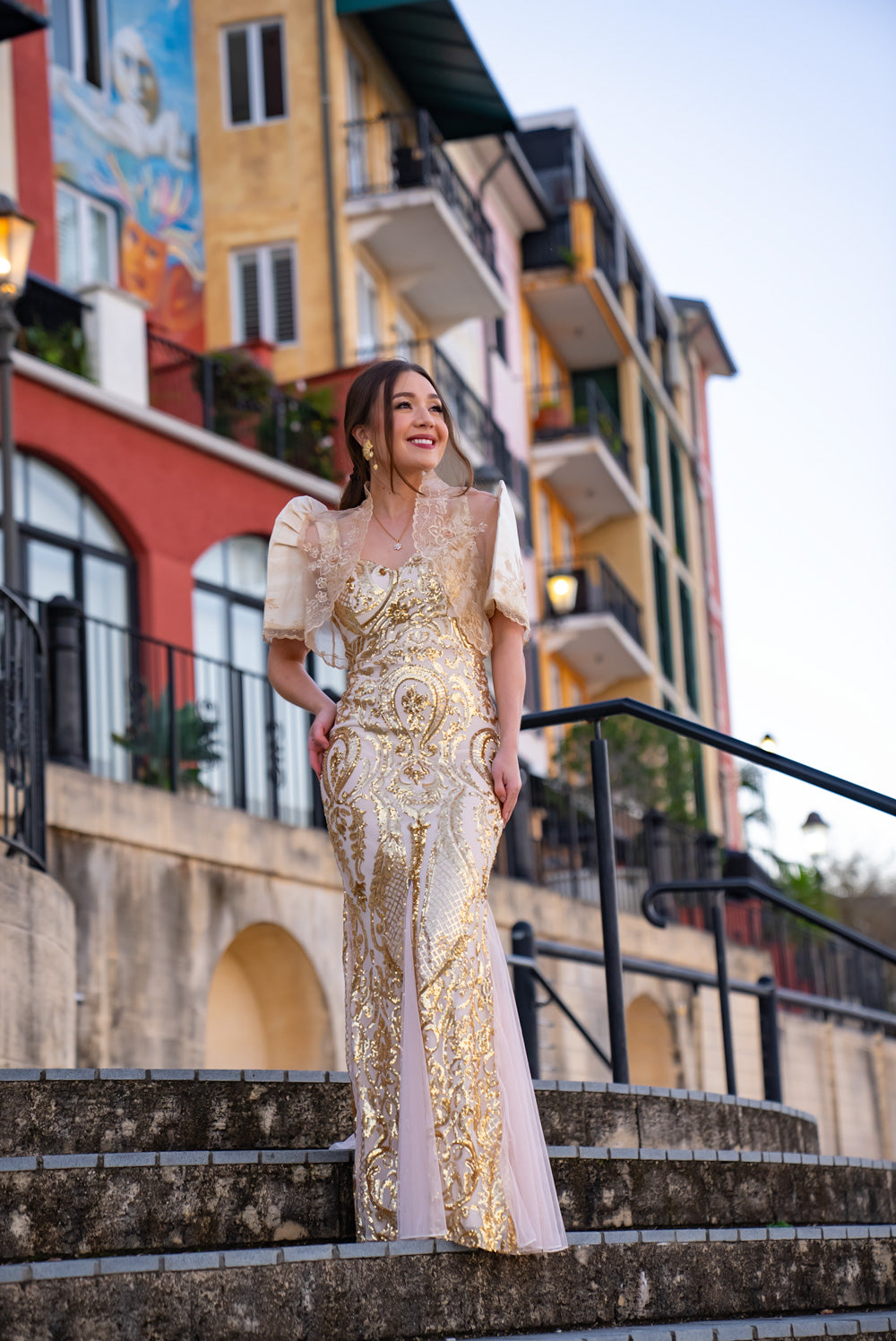 Mayari Mestiza Dress (Gold)