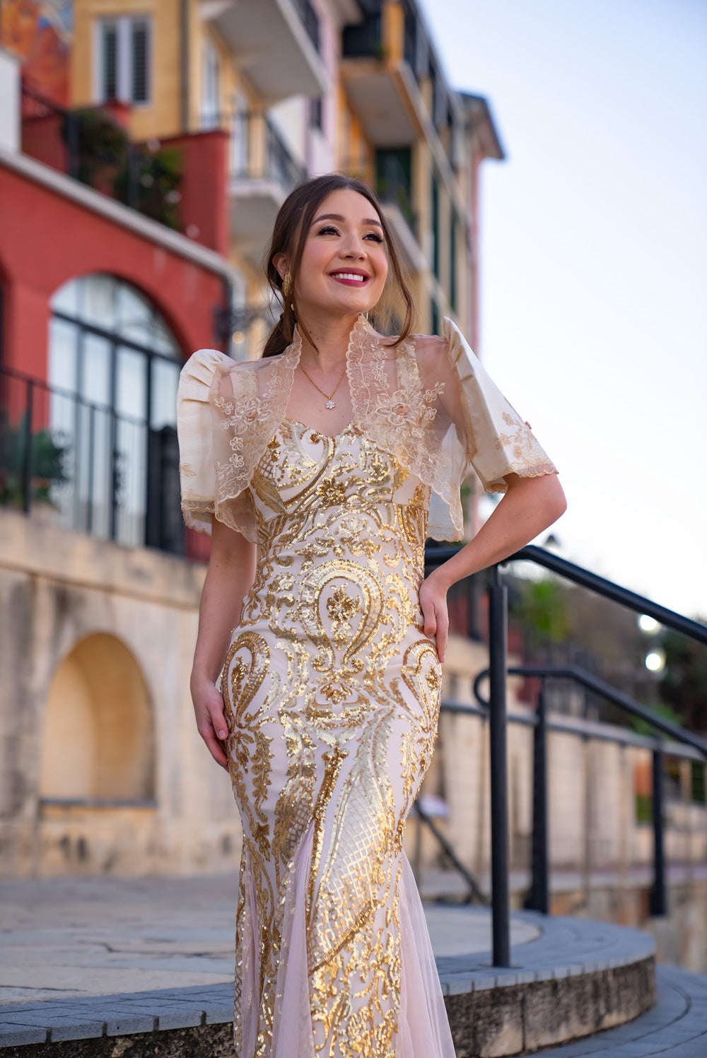 Mayari Mestiza Dress (Gold)