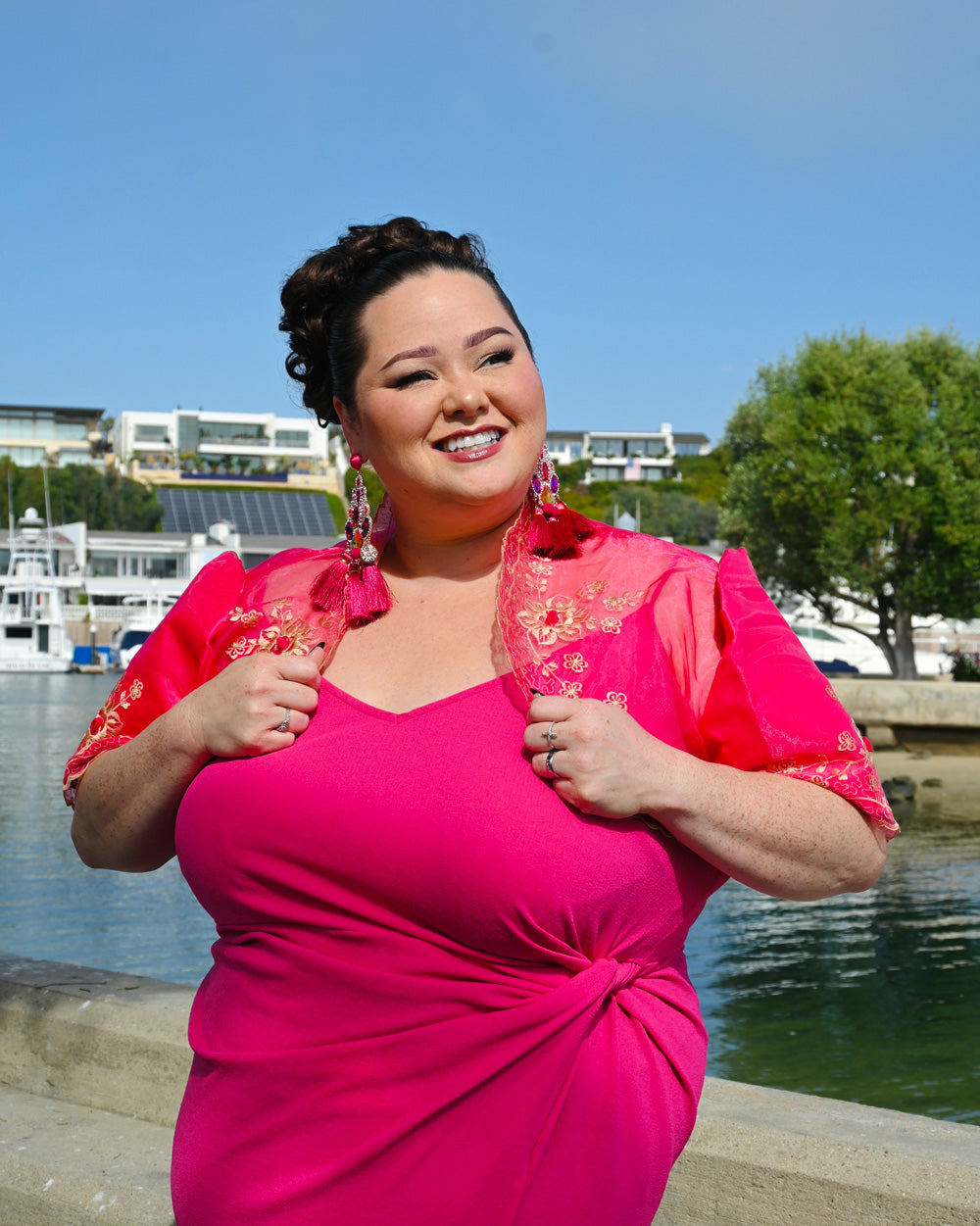 Luisa Mestiza Bolero (Pink)