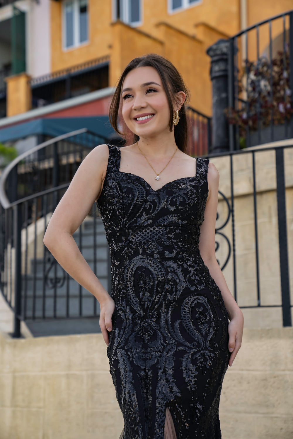 Mayari Mestiza Dress (Black)