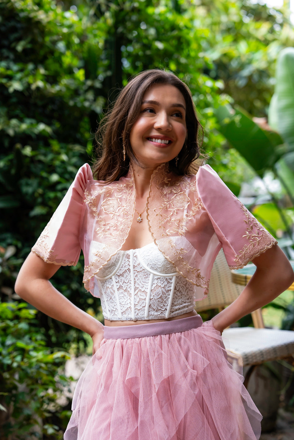 Nene Mestiza Bolero (Blush Pink)