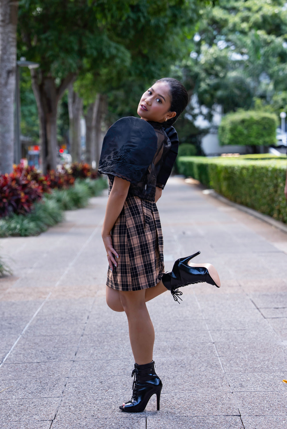 'Luisa' Bolero Filipiniana Sleeves (Midnight Black)