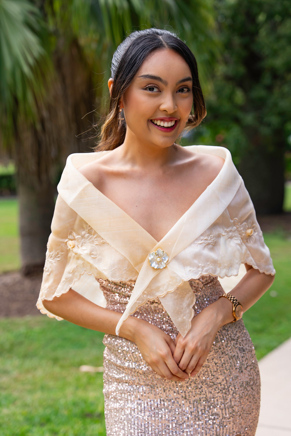 Maria Clara Alampay (Beige)