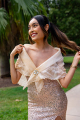 Maria Clara Alampay (Beige)