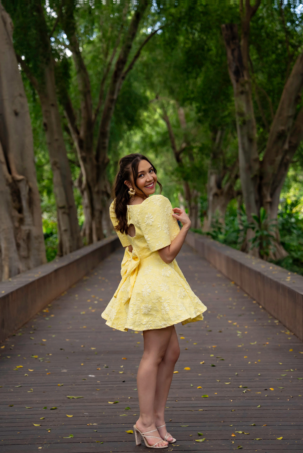 Love Mini Mestiza Dress (Lemon Yellow)