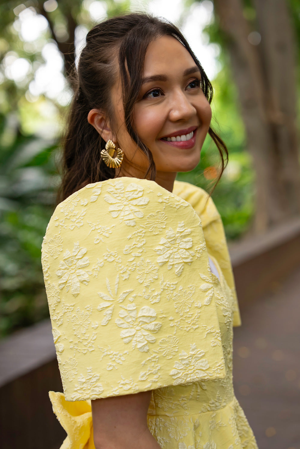 Love Mini Mestiza Dress (Lemon Yellow)