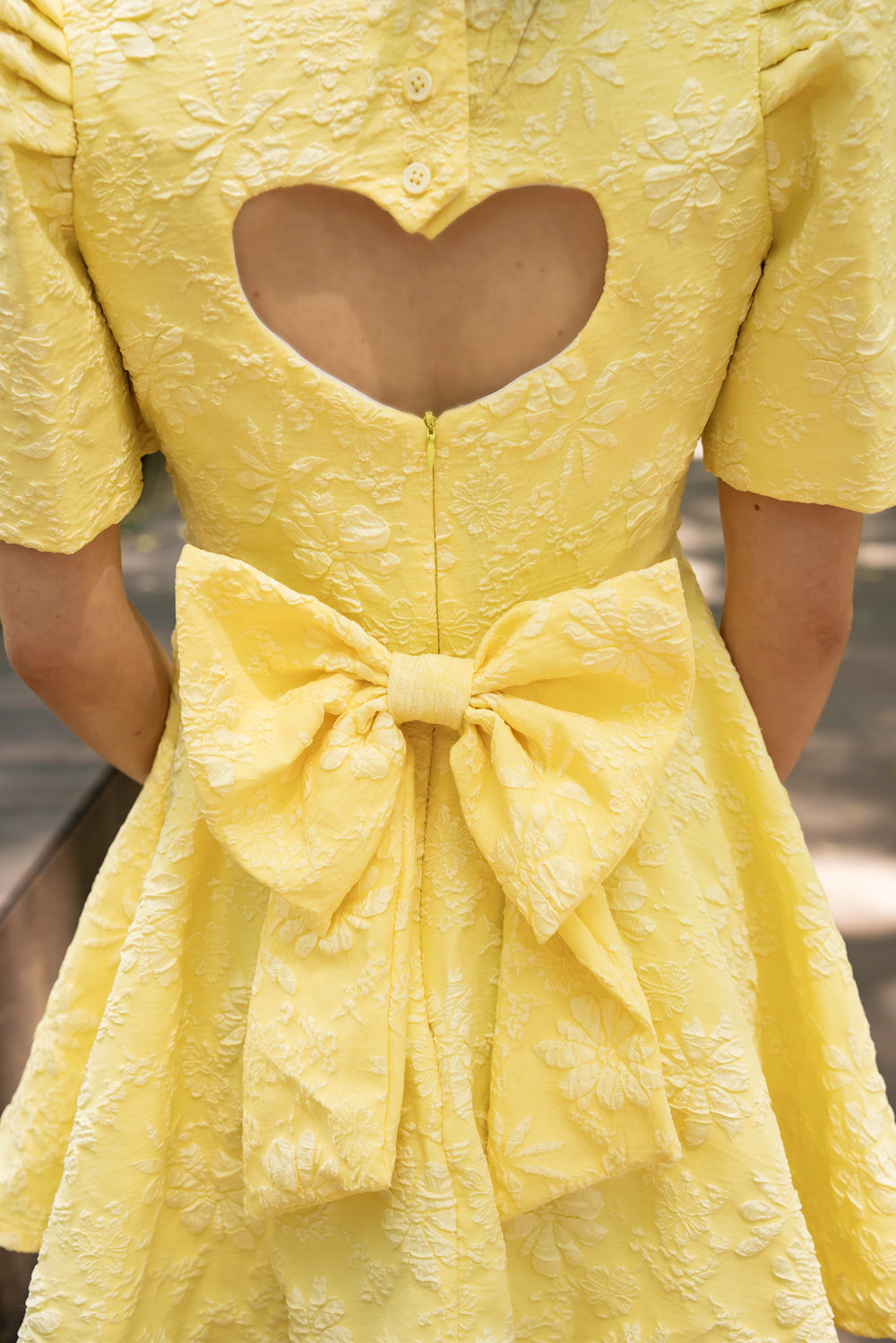 Love Mini Mestiza Dress (Lemon Yellow)
