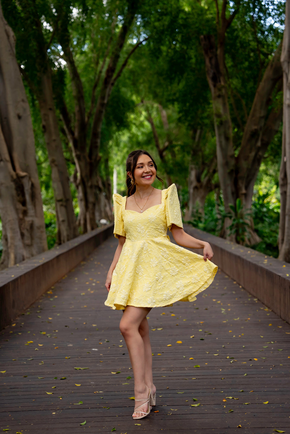 Love Mini Mestiza Dress (Lemon Yellow)