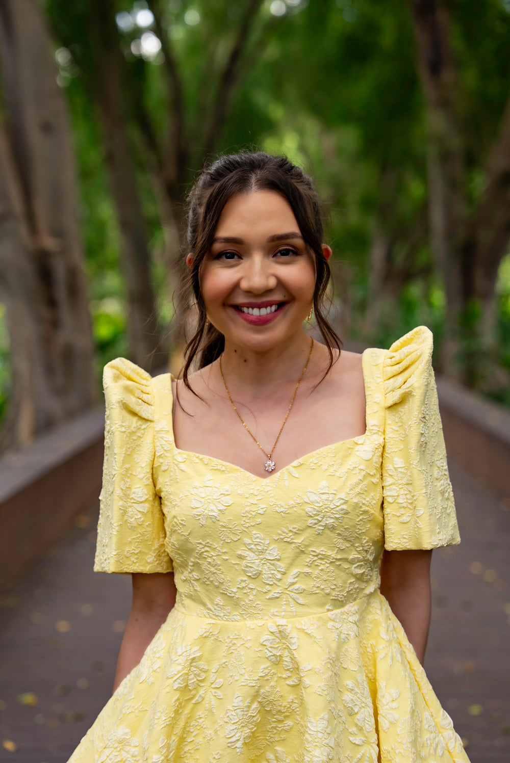 Love Mini Mestiza Dress (Lemon Yellow)