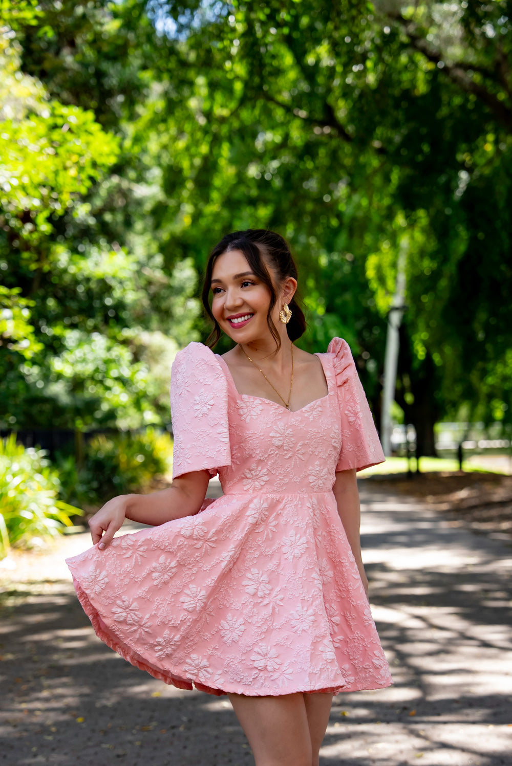 Love Mini Mestiza Dress (Pastel Pink)
