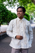 'Luciano' Barong Tagalog – Cream, Premium Jusilyn