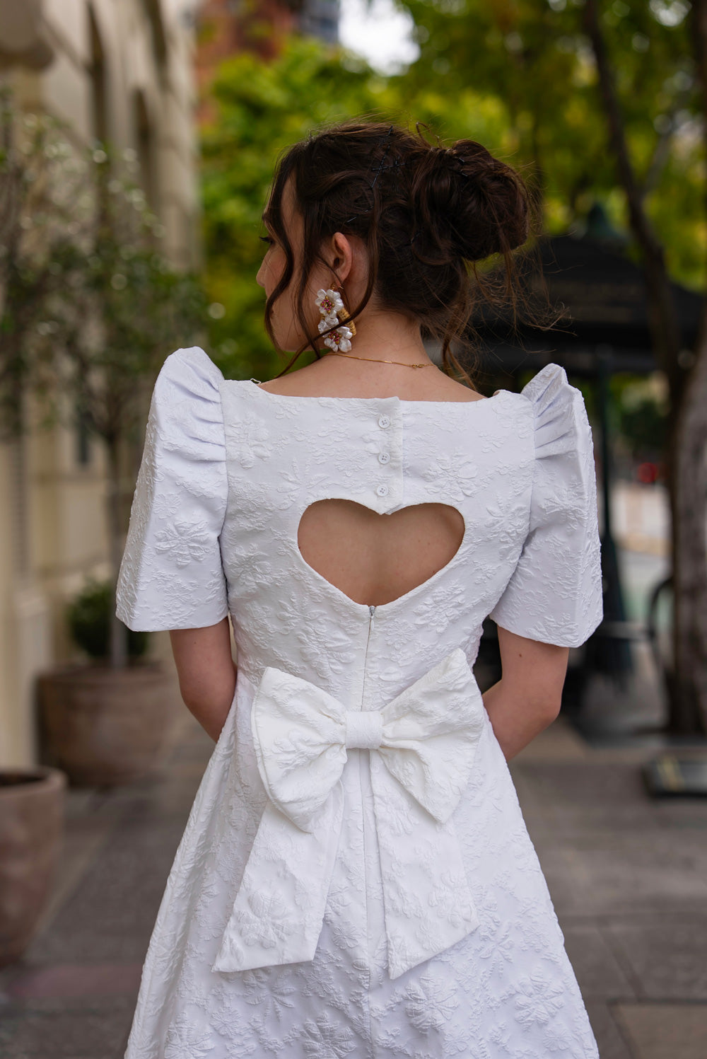 Love Midi Filipiniana Dress (Snow White)