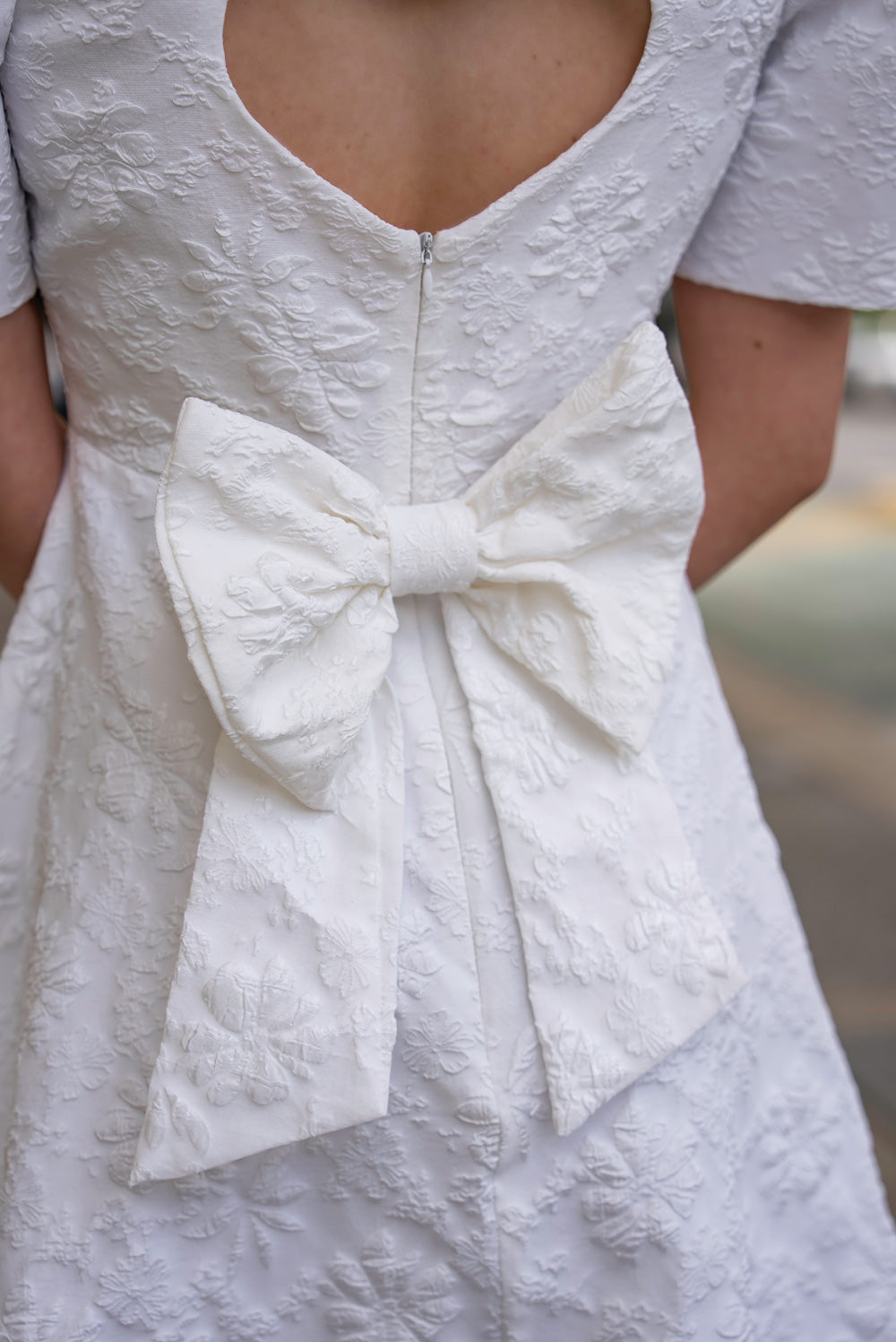 Love Midi Filipiniana Dress (Snow White)