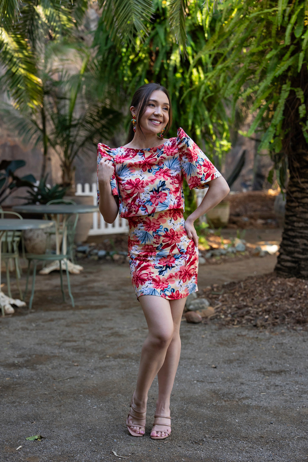 Nida Filipiniana Top (Floral)