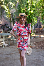 Filipiniana Top 'Nida' in Floral – Mestiza Filipina