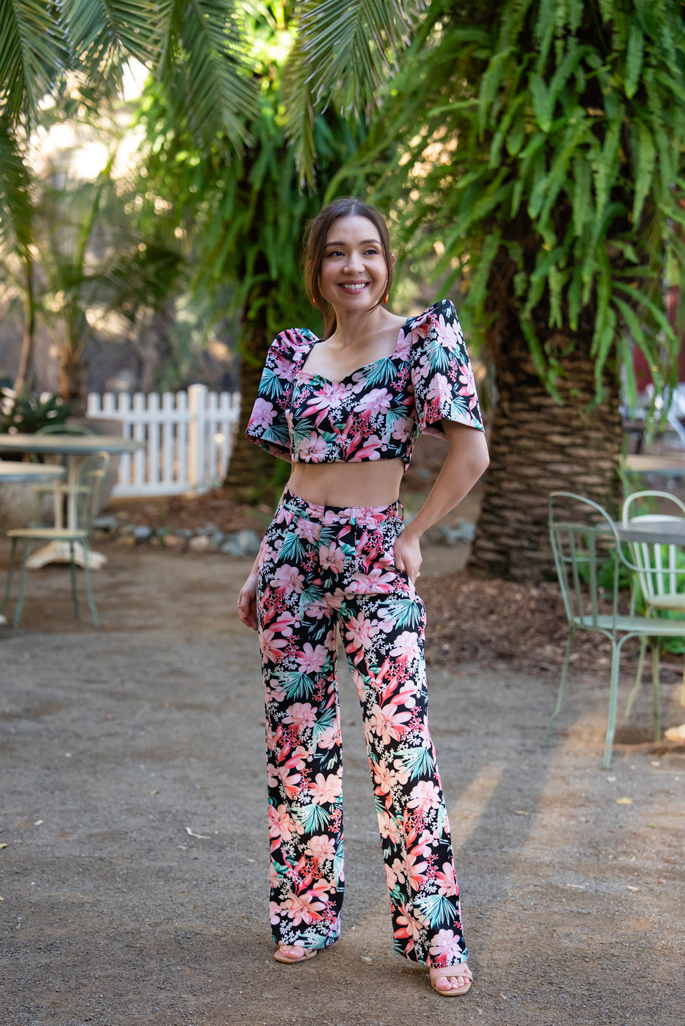 'Sia' Modern Filipiniana Top (Floral)