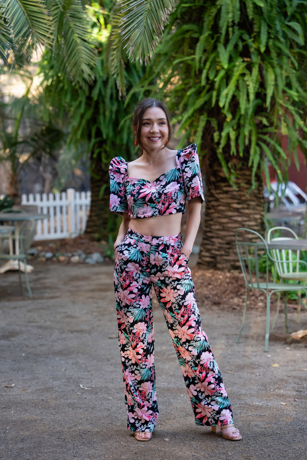 Sia Straight Leg Pants (Floral)