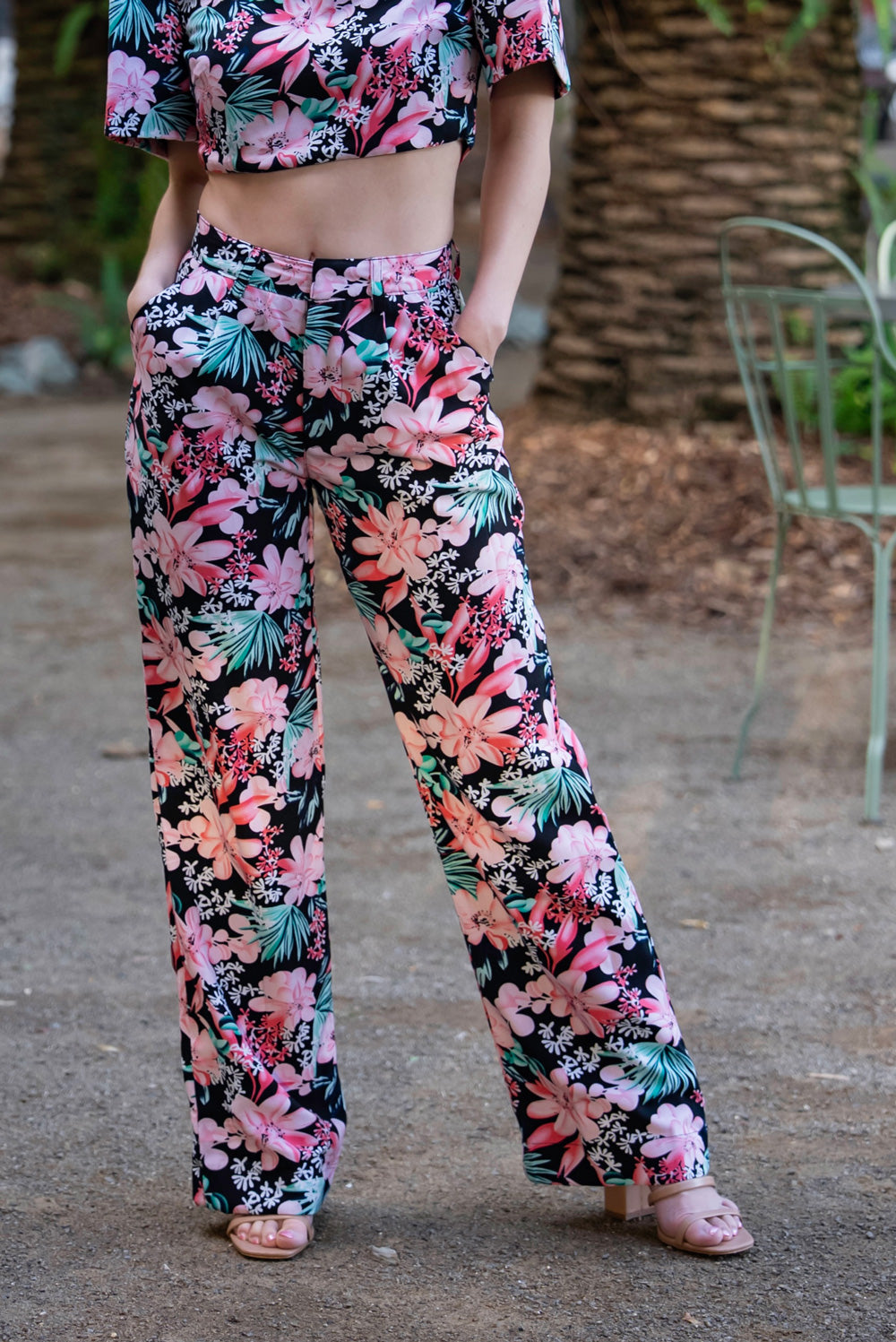 Sia Straight Leg Pants (Floral)