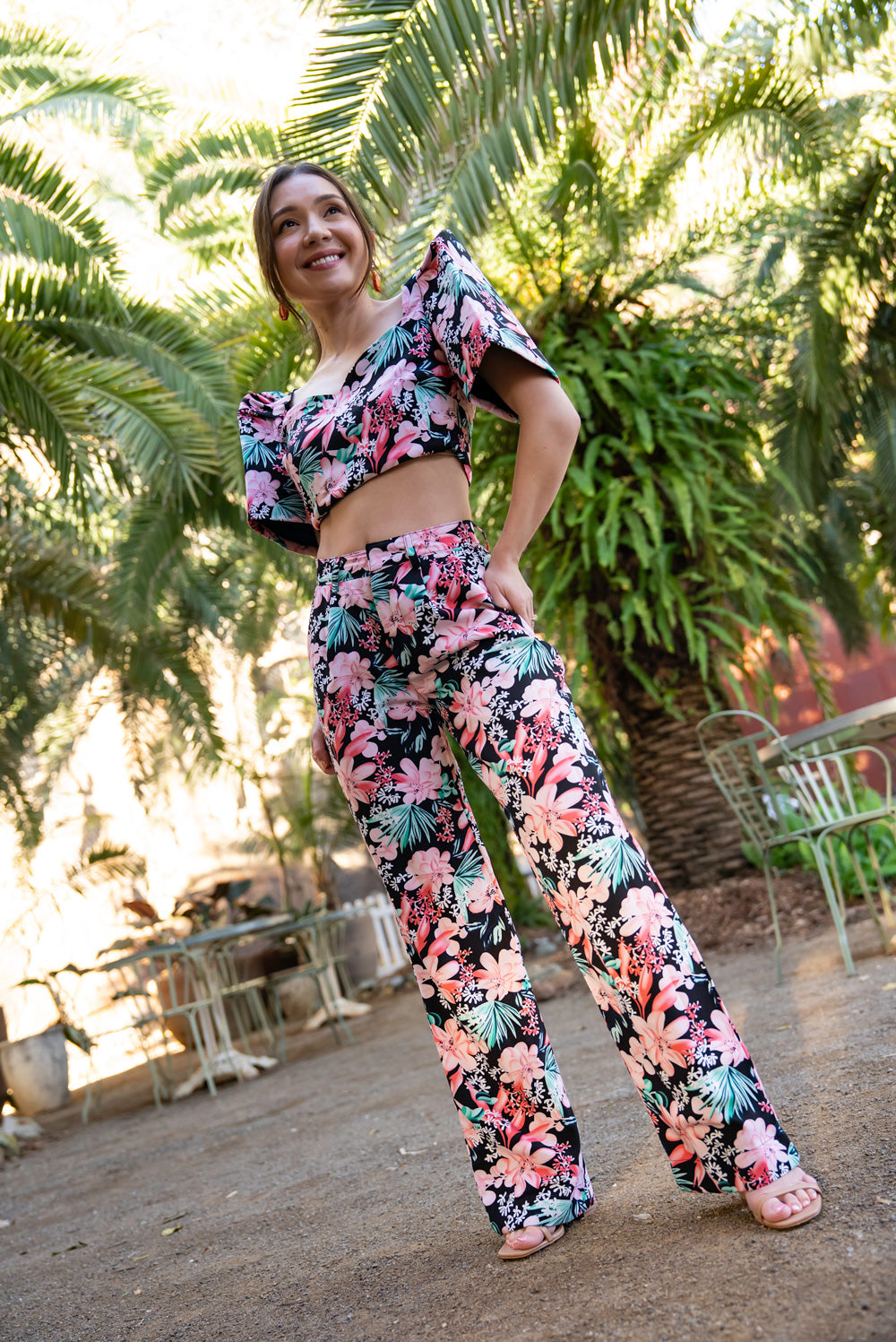 Sia Straight Leg Pants (Floral)