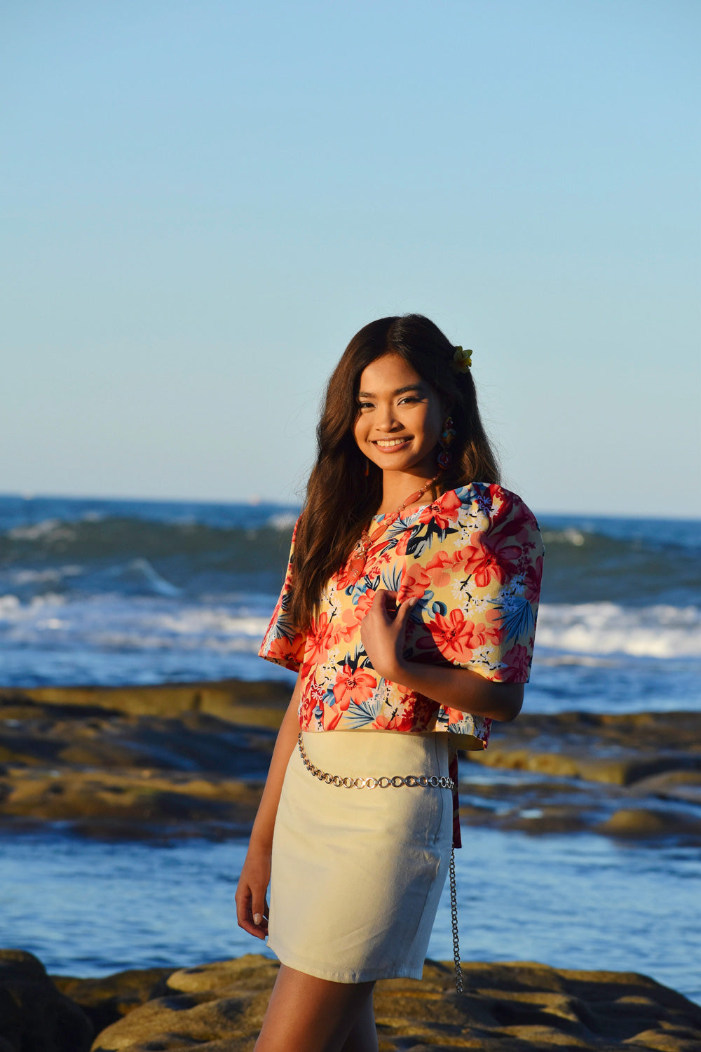 Nida Filipiniana Top (Floral)