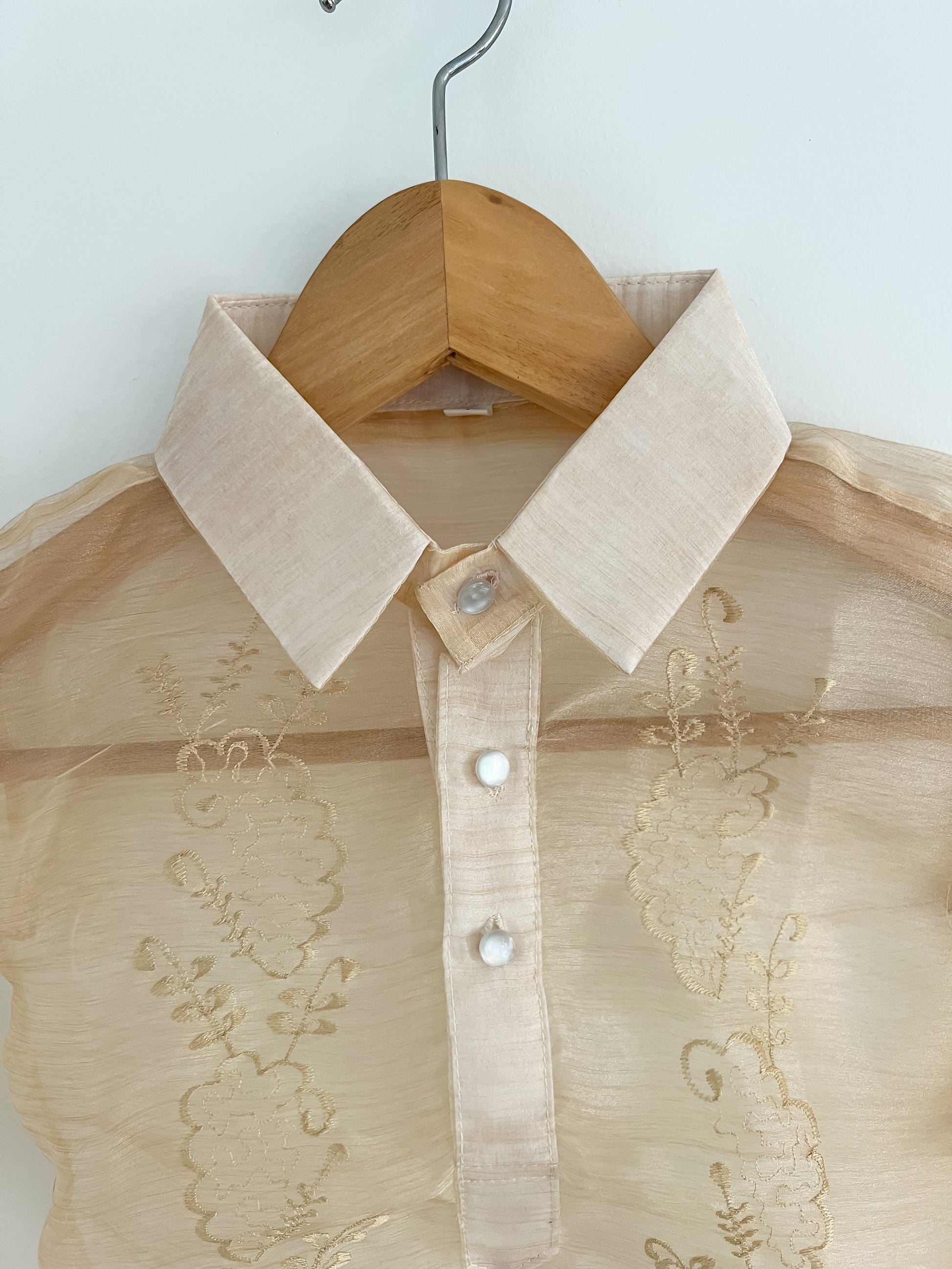 Piolito Children's Barong Tagalog (Beige)
