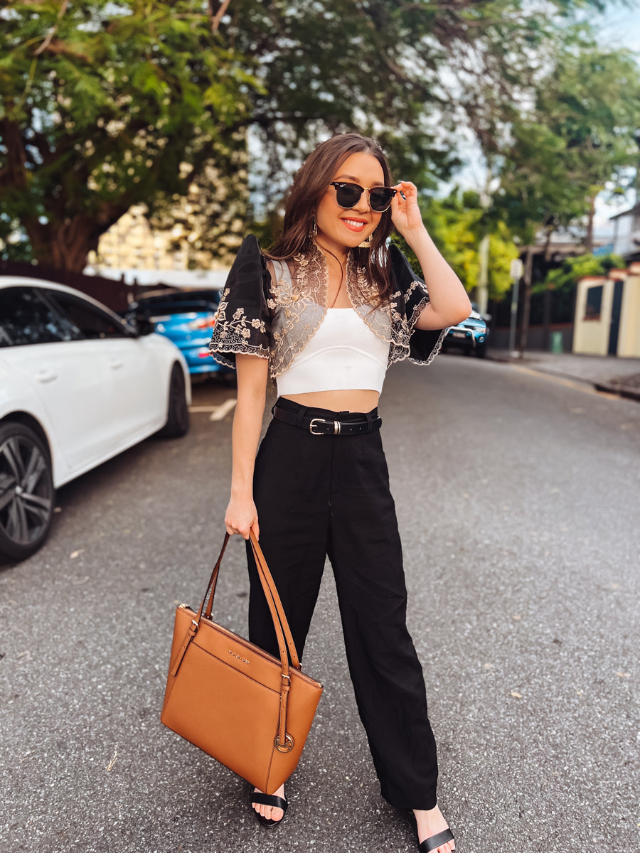 Luisa Mestiza Bolero (Black)