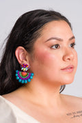 'Asul Pay-Pay' Worn Two Ways Handmade Earrings by Boho Manila