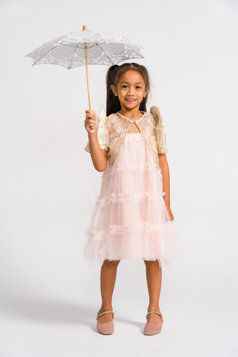 Kids 'Payong' Lace Parasol (Snow White)