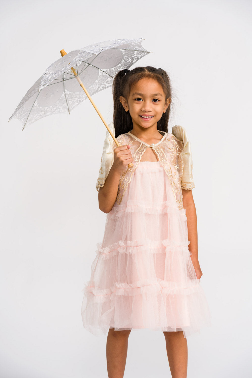Kids 'Payong' Lace Parasol (Snow White)