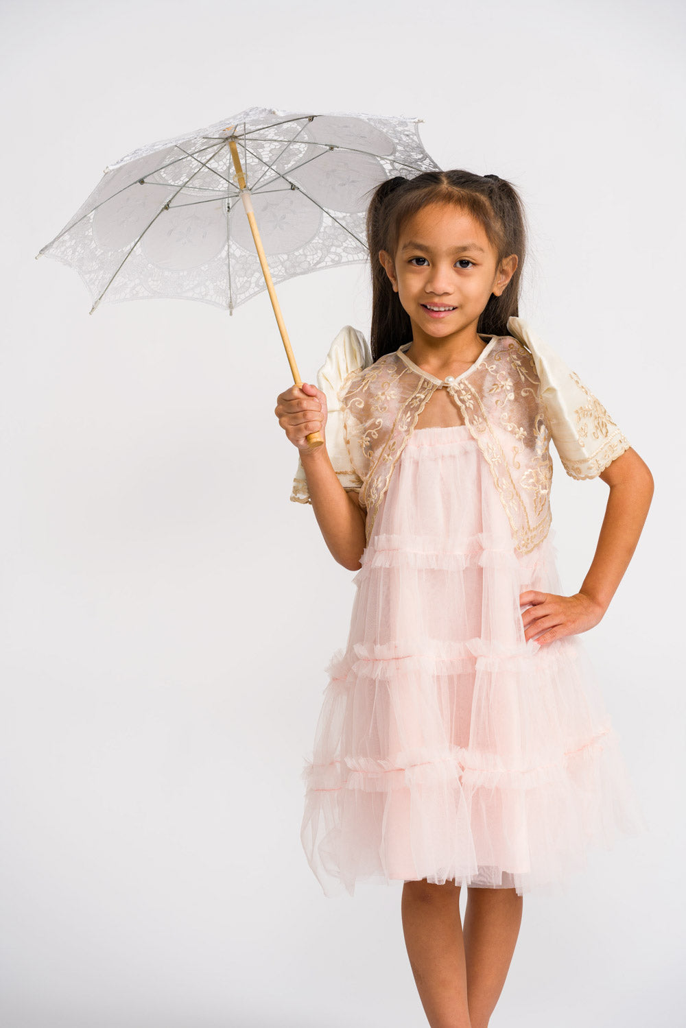 Kids 'Payong' Lace Parasol (Snow White)