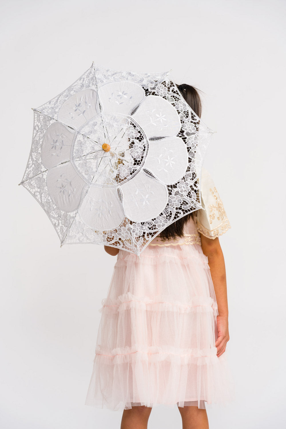 Kids 'Payong' Lace Parasol (Snow White)