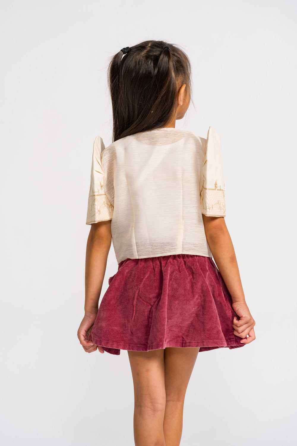 'Aiza' Children's Filipiniana Bolero (Cream), Jusilyn