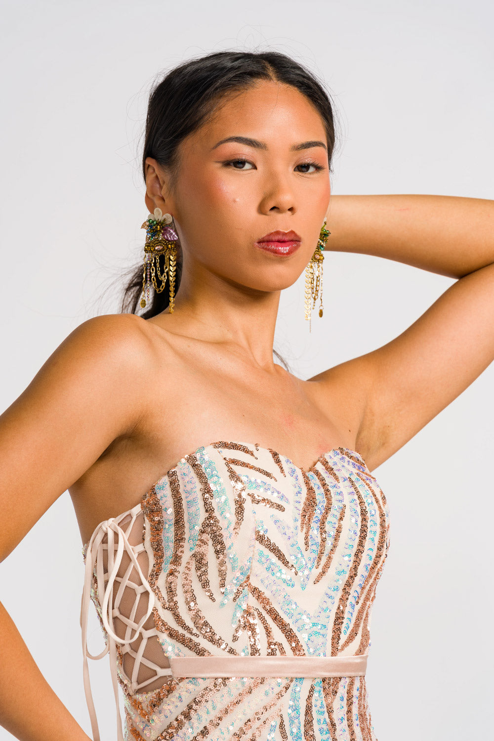 'Valora 'Capiz Shell Tassel Earrings