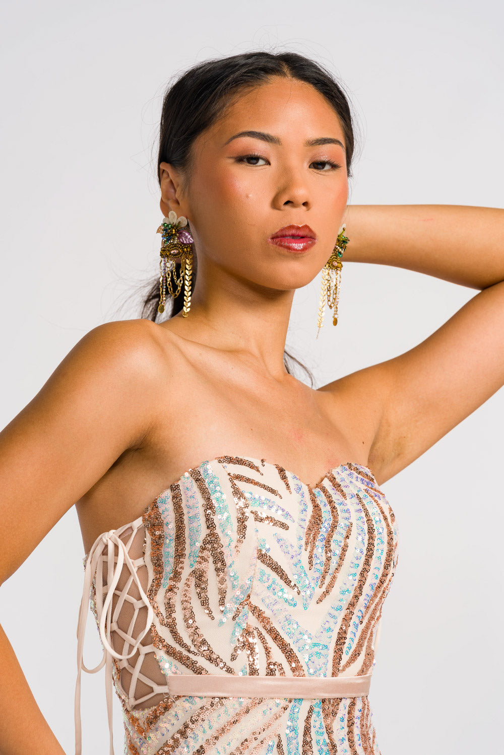 'Valora 'Capiz Shell Tassel Earrings