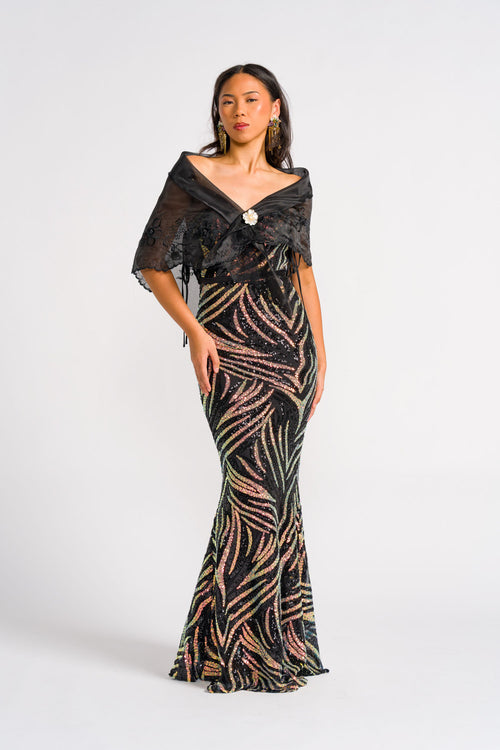 filipina formal dress Filipiniana Gown