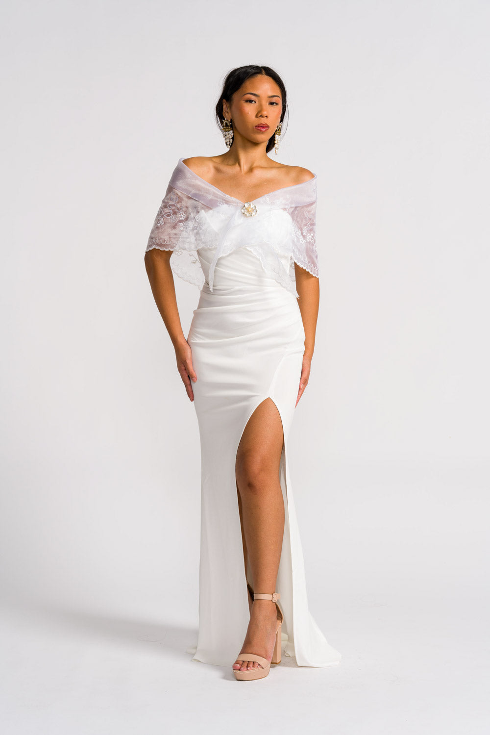 'Harana' Formal & Bridal Gown (Ivory White)