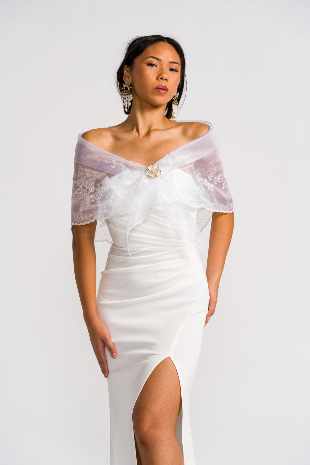 'Harana' Formal & Bridal Gown (Ivory White)