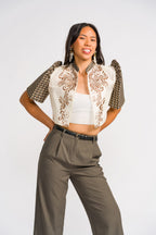 Filipiniana Bolero 'Banika' in Banig – Mestiza Filipina