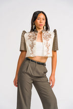 Filipiniana Bolero 'Banika' in Banig, full length – Mestiza Filipina