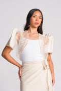 'Maria' Filipiniana Bolero (Cream)