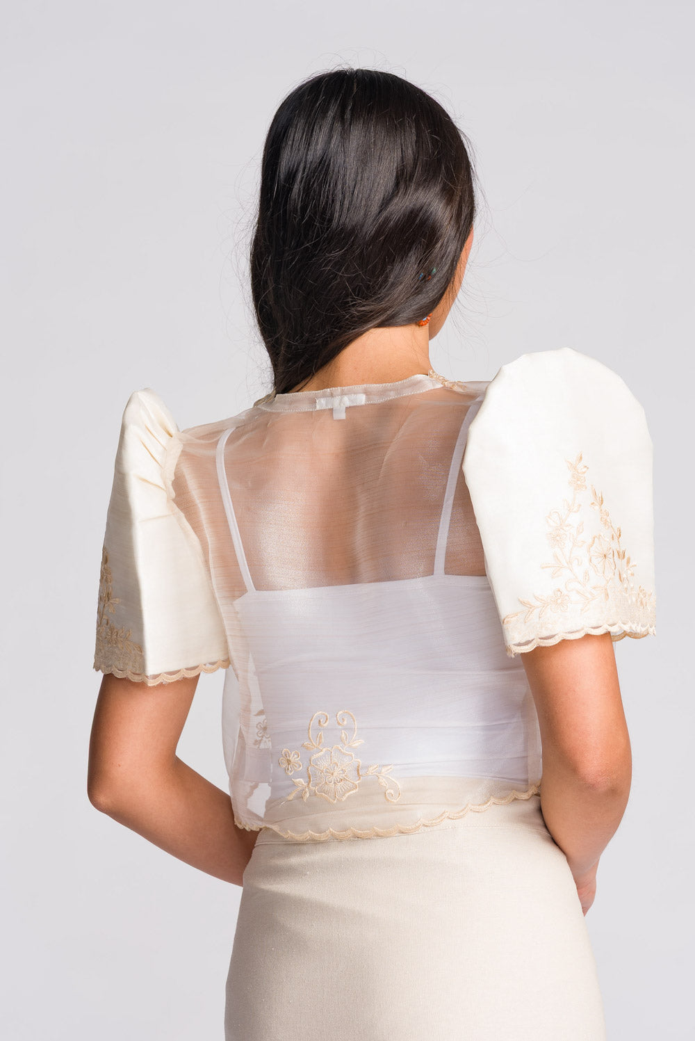 'Maria' Filipiniana Bolero (Cream)