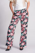 'Sia' Straight Leg Pants (Floral)