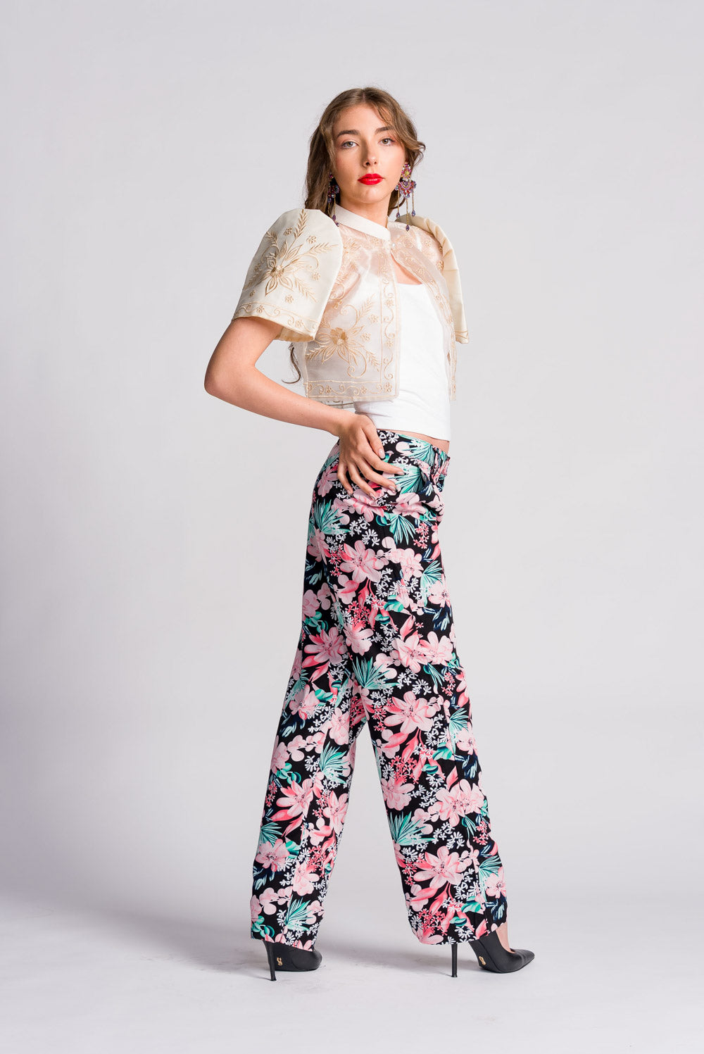 'Mutya' Filipiniana Bolero (Cream)