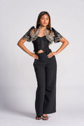 'Luisa' Bolero Filipiniana Sleeves (Black)