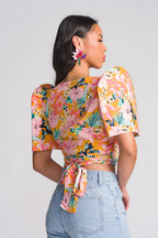 Filipiniana Top 'Cora' in Floral, styled look – Mestiza Filipina