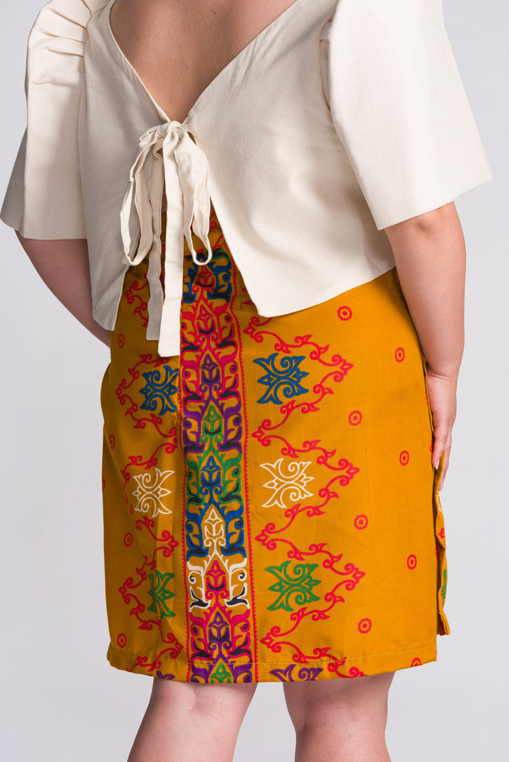 'Tadhana' Mindanao Malong-Inspired Wrap Skirt